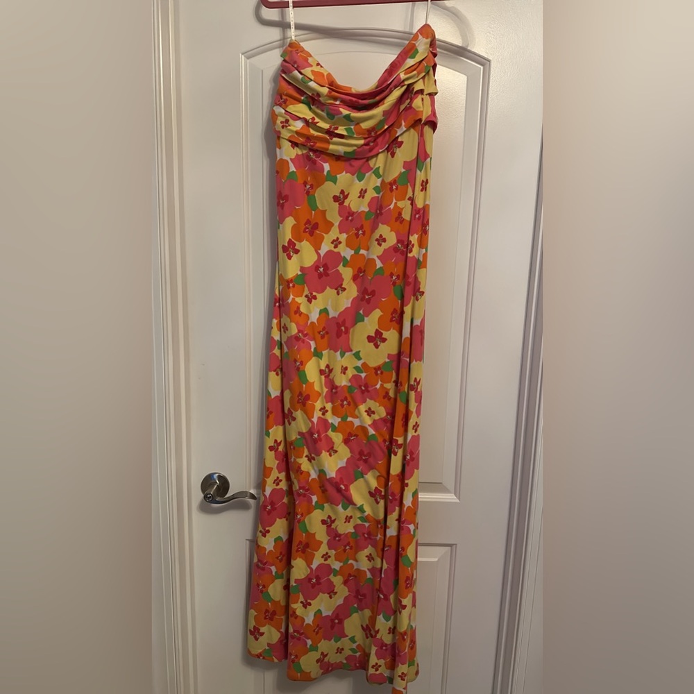 Lilly Pulitzer strapless maxi size M